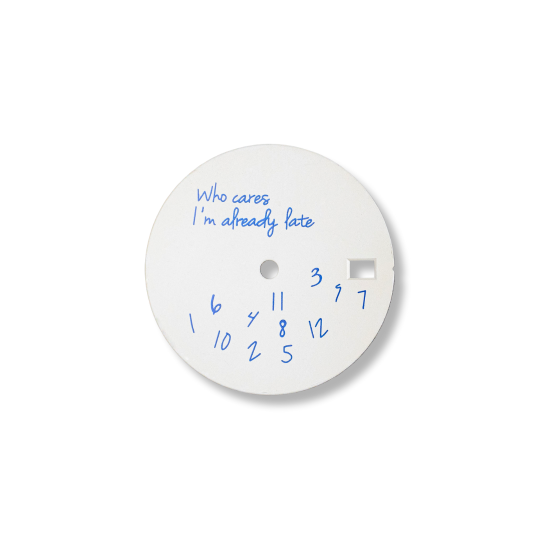 CADRAN SPECIAL - 023 - WHO CARES WHITE / BLUE