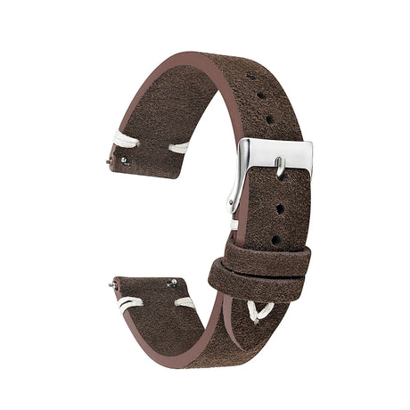 Vintage suede watch strap
