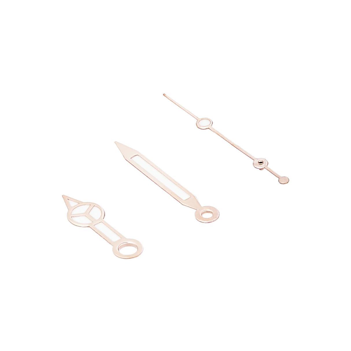 Aiguilles de montre : finition Mercedes en or rose - CHRONOS CLASSICS