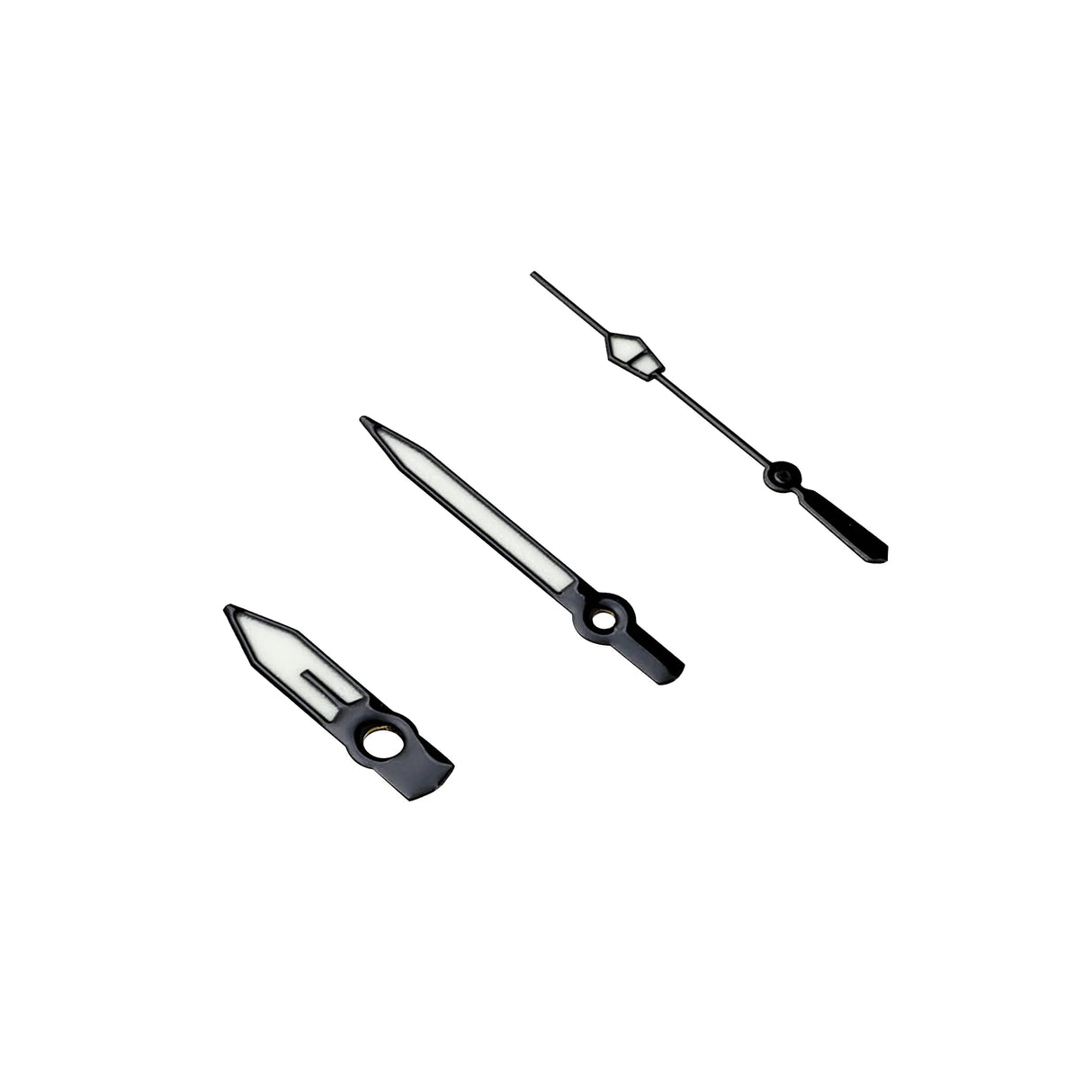 Aiguilles de montre : finition noire Sumo - CHRONOS CLASSICS