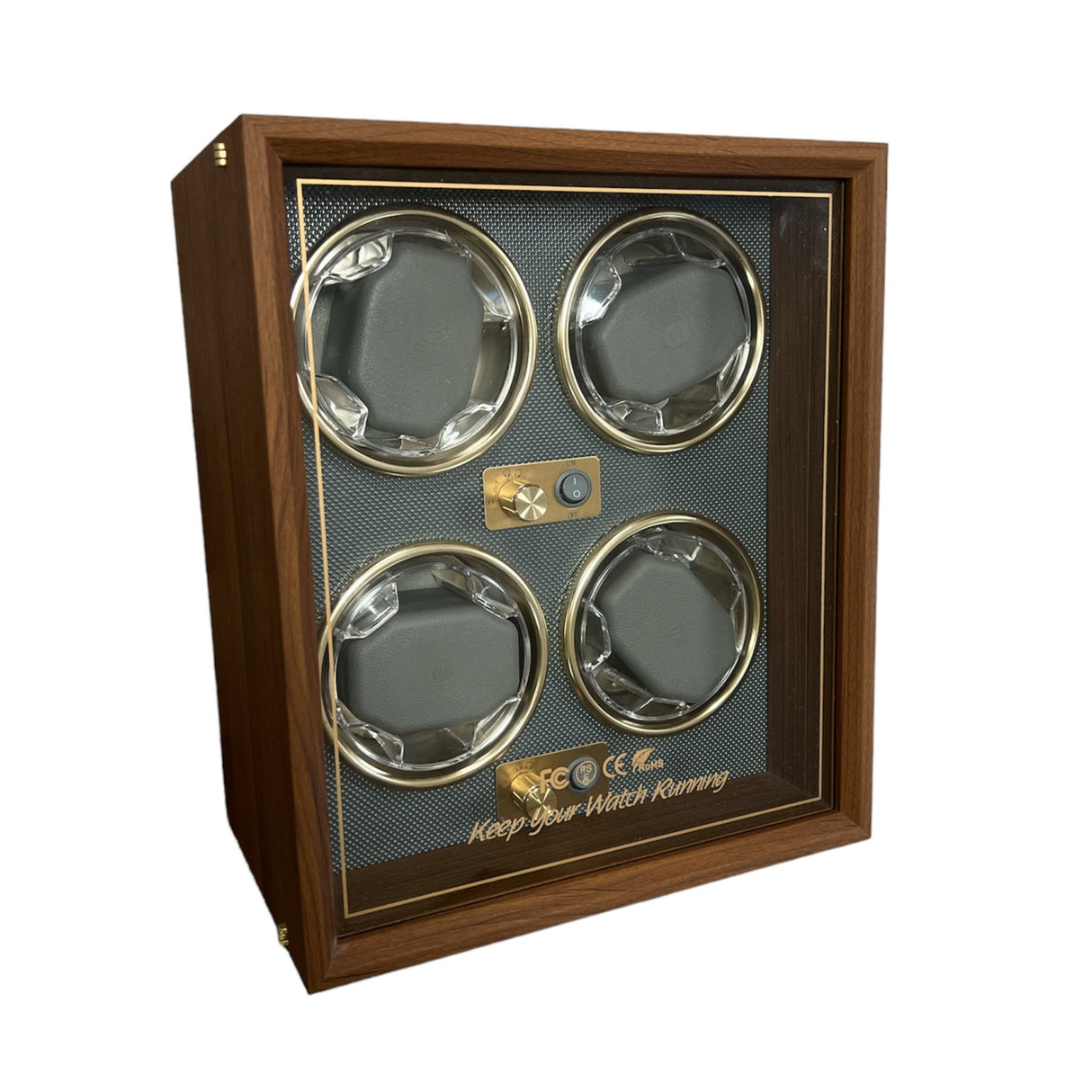 Boite remontoir pour montres automatique (Or) - CHRONOS CLASSICS