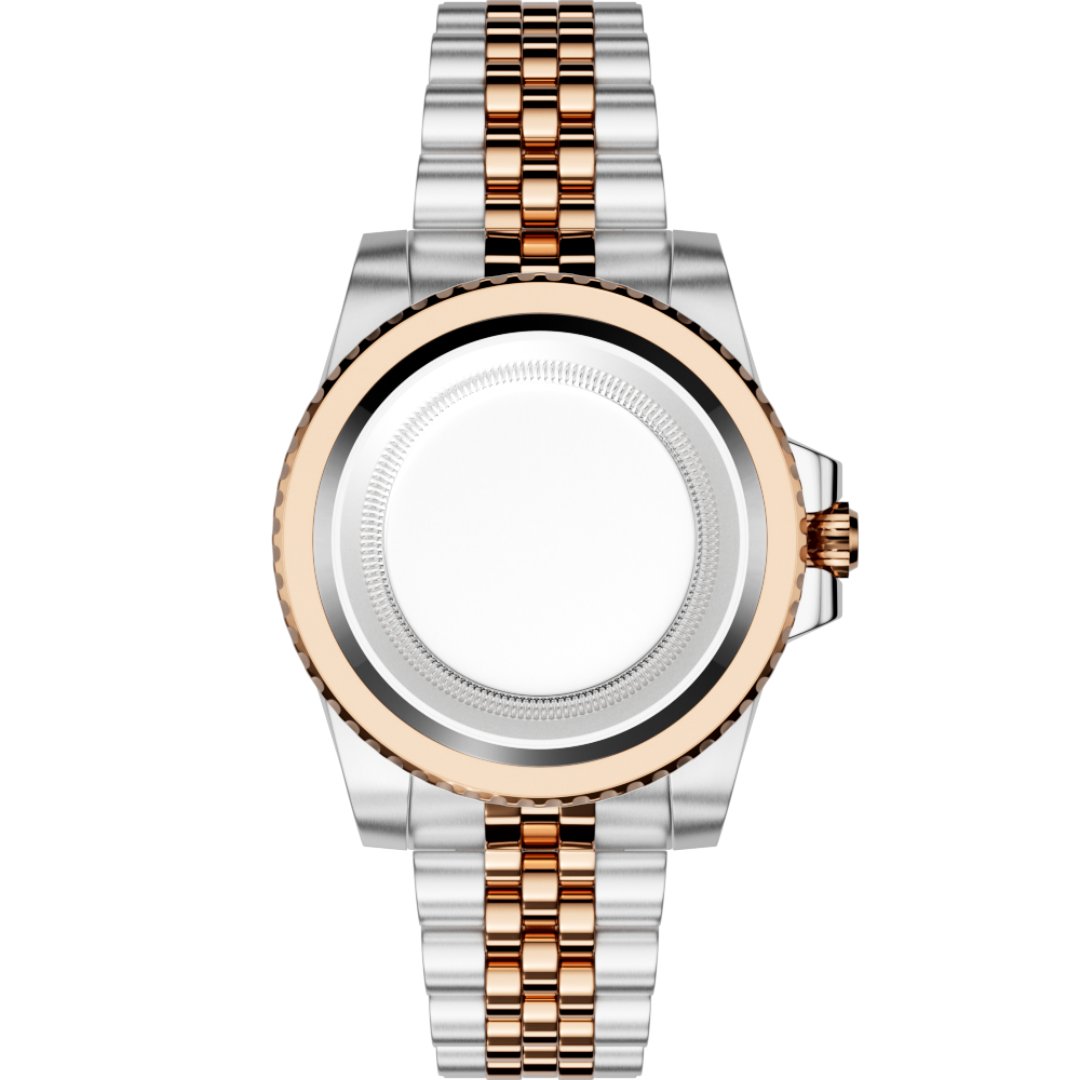 Boîtier mods : Sub 41mm Bi ton pink gold - CHRONOS CLASSICS