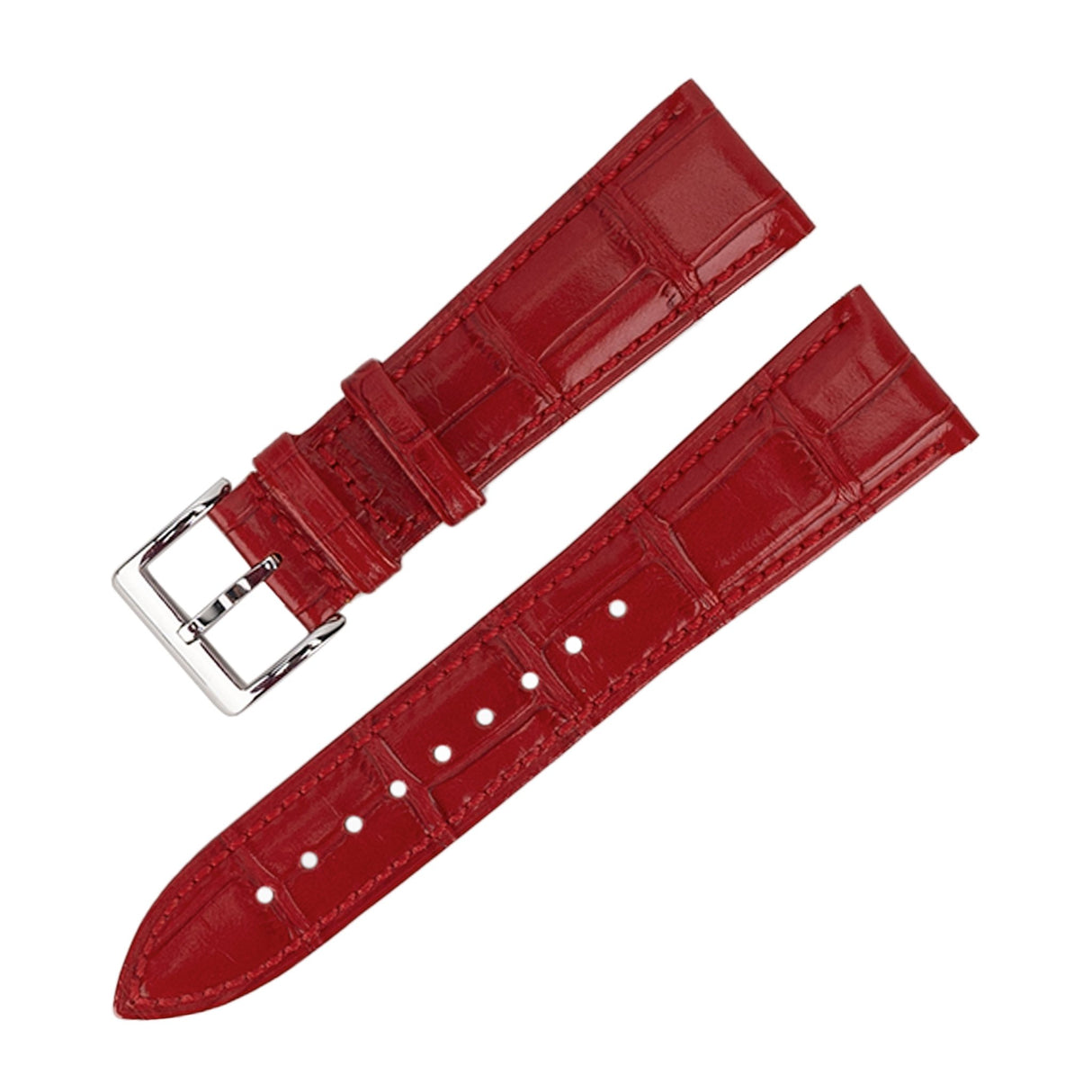Bracelet montre cuir croco - CHRONOS CLASSICS