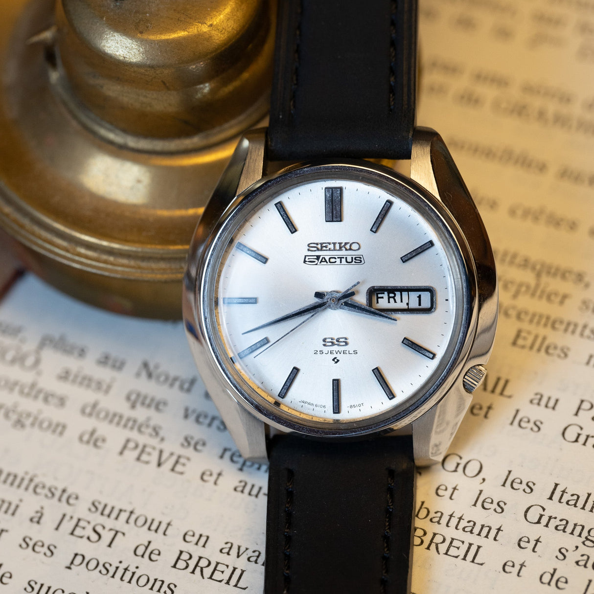 Bracelet montre cuir Héritage #2 - CHRONOS CLASSICS