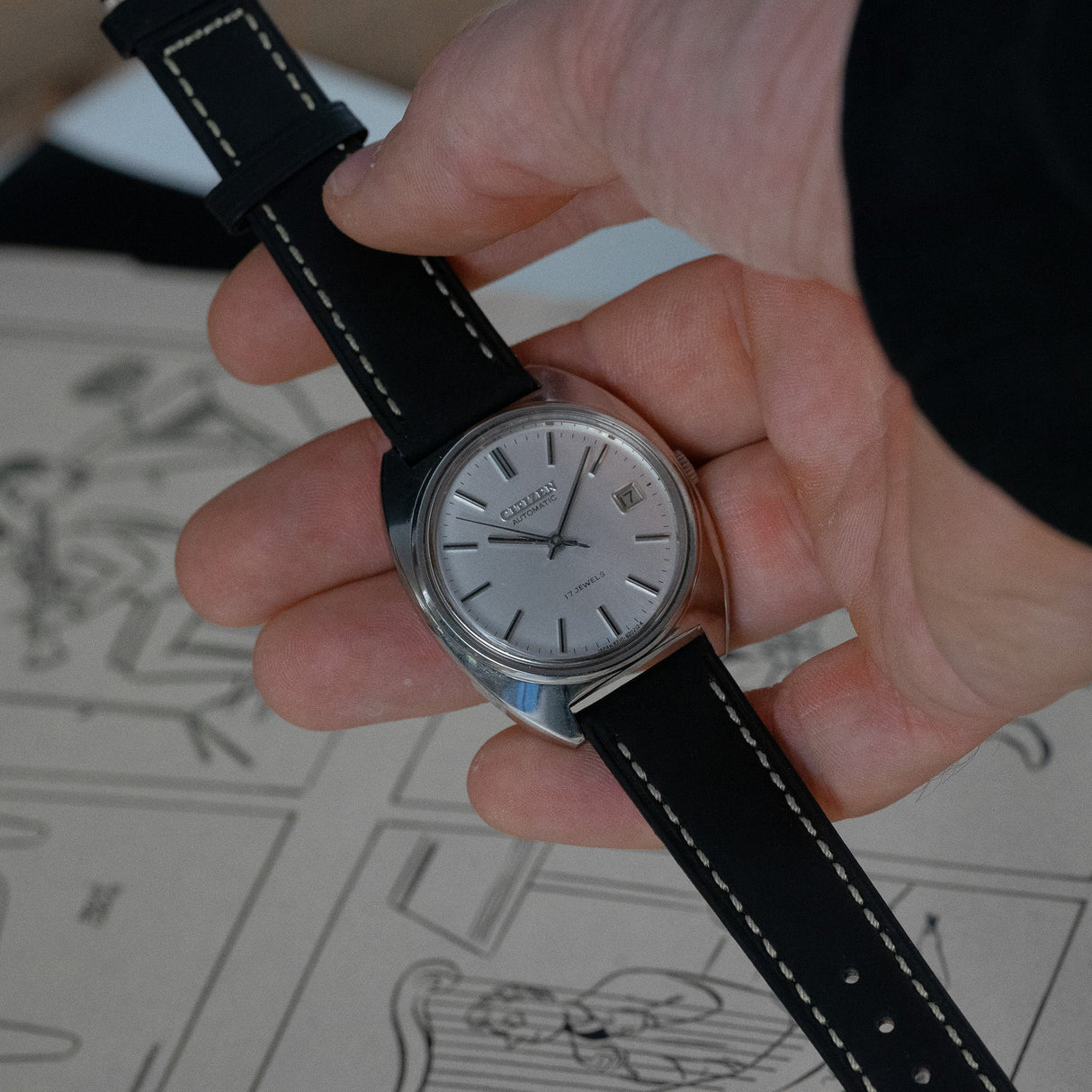 Bracelet montre cuir Héritage - CHRONOS CLASSICS