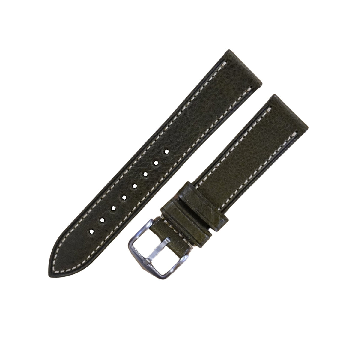 Bracelet montre cuir veau grainé - CHRONOS CLASSICS
