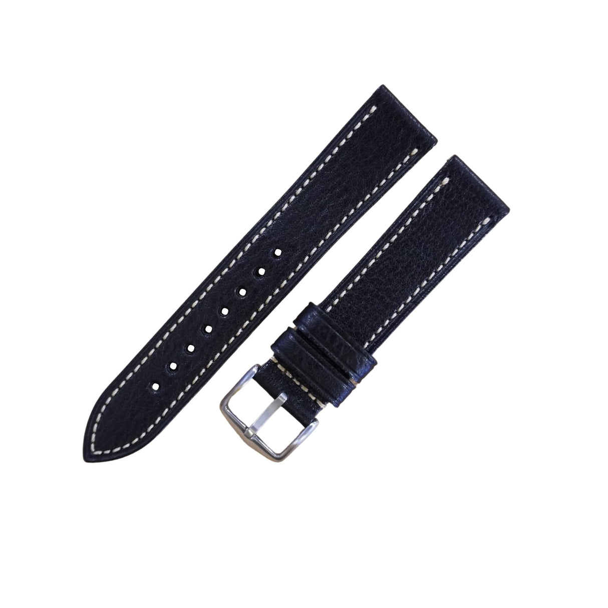 Bracelet montre cuir veau grainé - CHRONOS CLASSICS