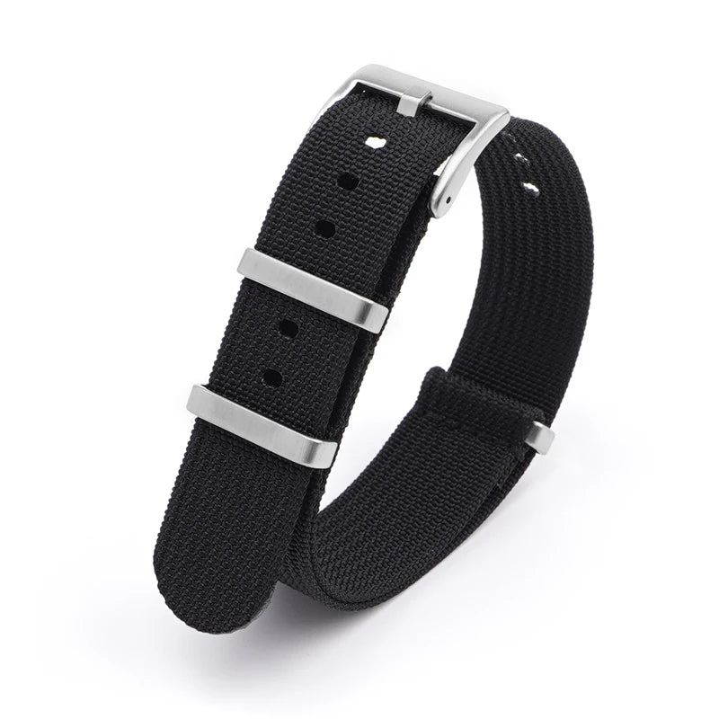 Bracelet montre Nato cotelé - CHRONOS CLASSICS