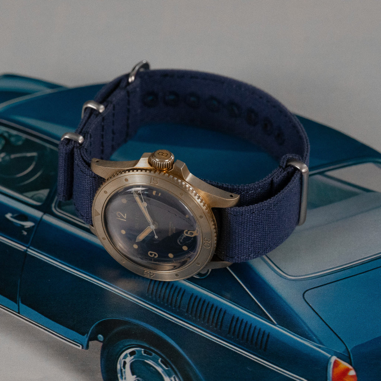 Bracelet montre Nato (toile militaire) - CHRONOS CLASSICS