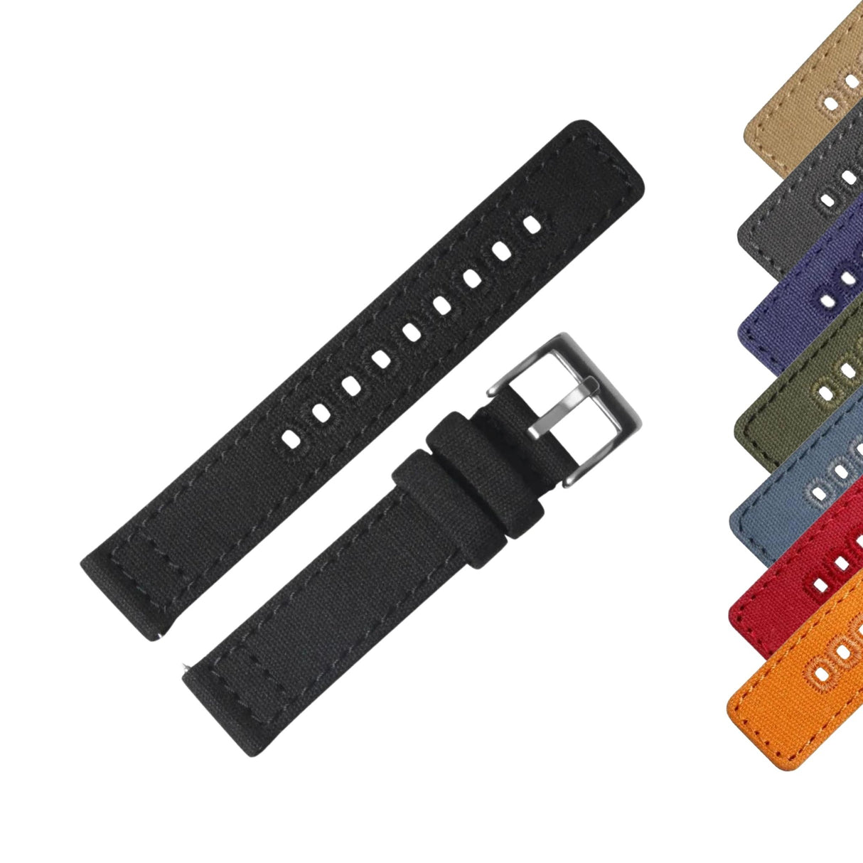 Bracelet montre Toile militaire - CHRONOS CLASSICS