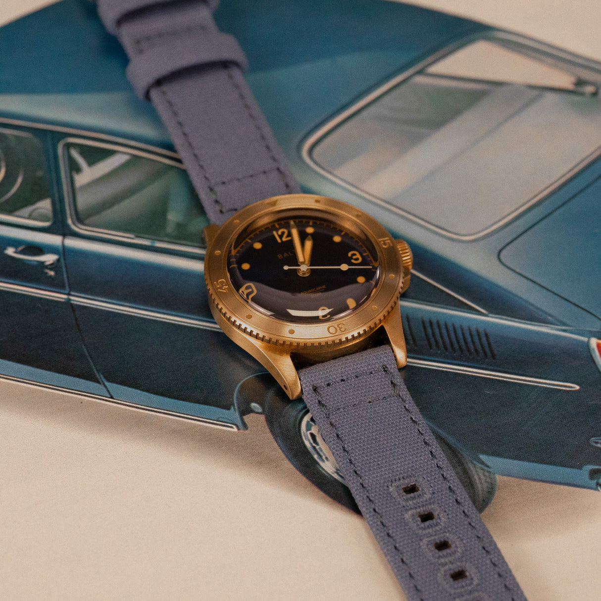 Bracelet montre Toile militaire - CHRONOS CLASSICS