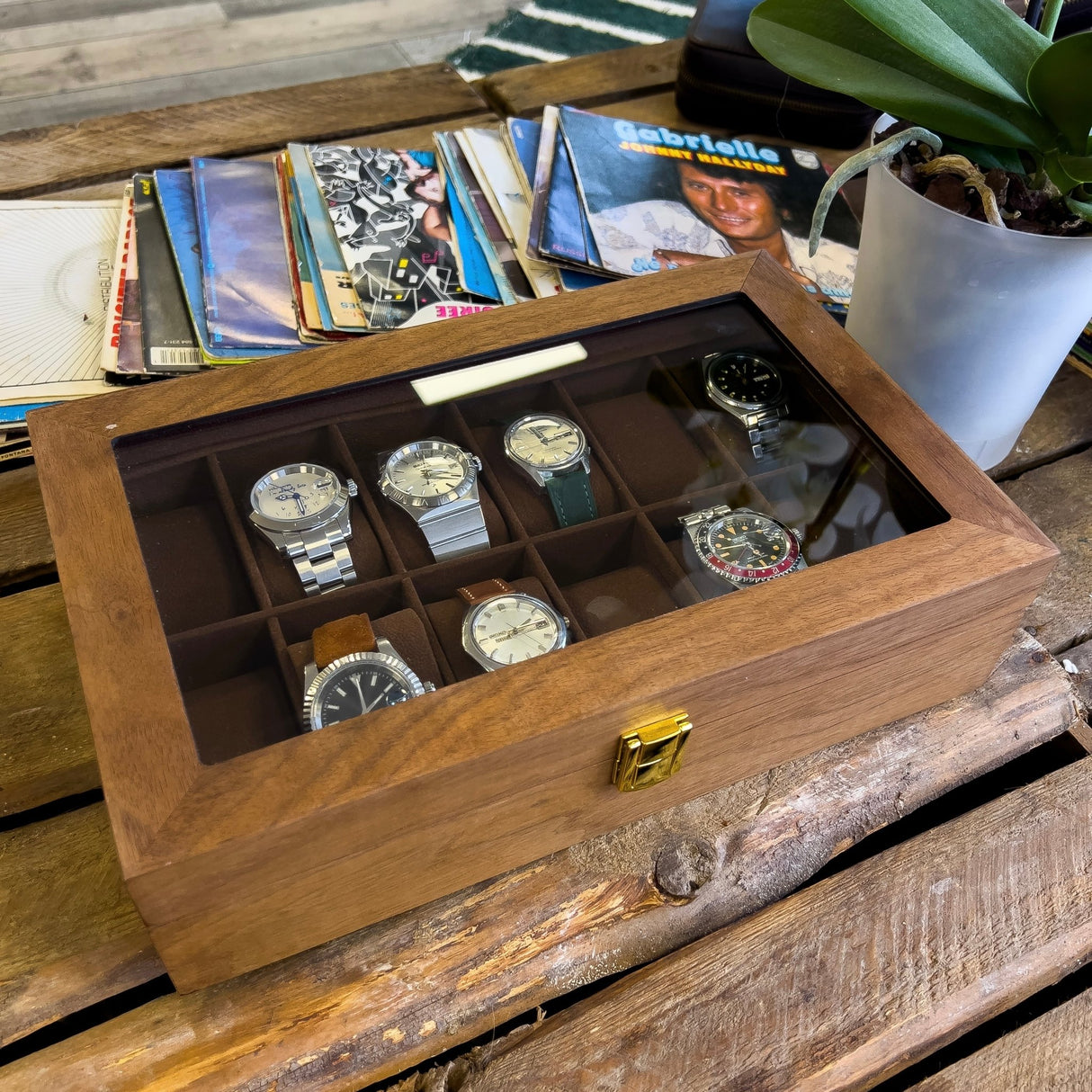 Coffret montres bois 12 montres - CHRONOS CLASSICS