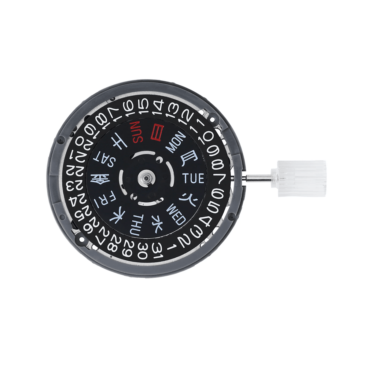 Mouvement automatique SEIKO NH36A (noir) - CHRONOS CLASSICS