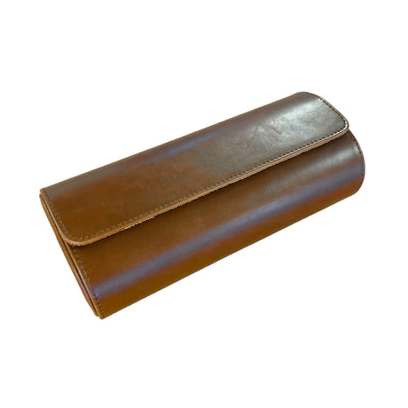 Storage Roll for 3 Watches (Brown)