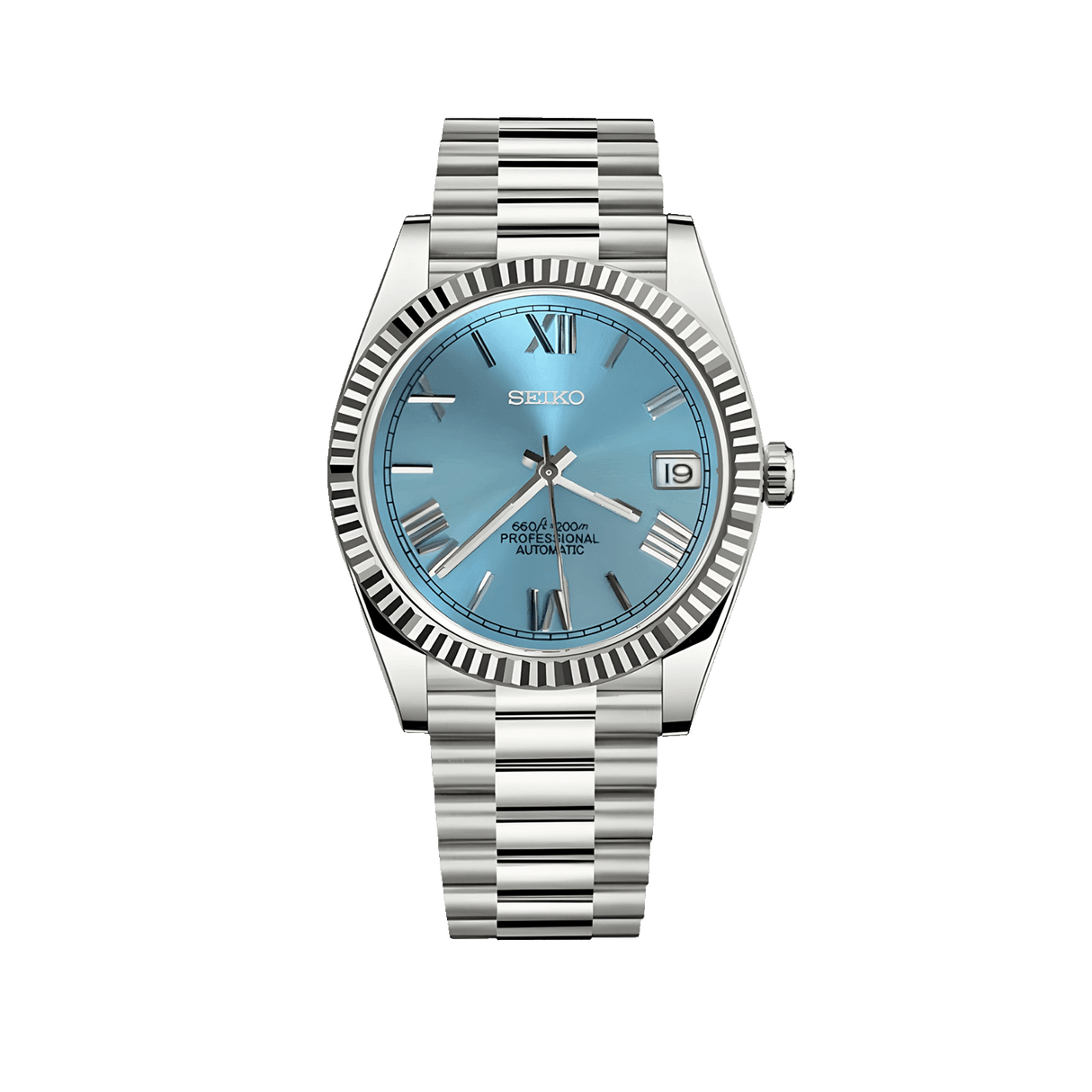 MOD DATE JUST - ROMAN ICE BLUE